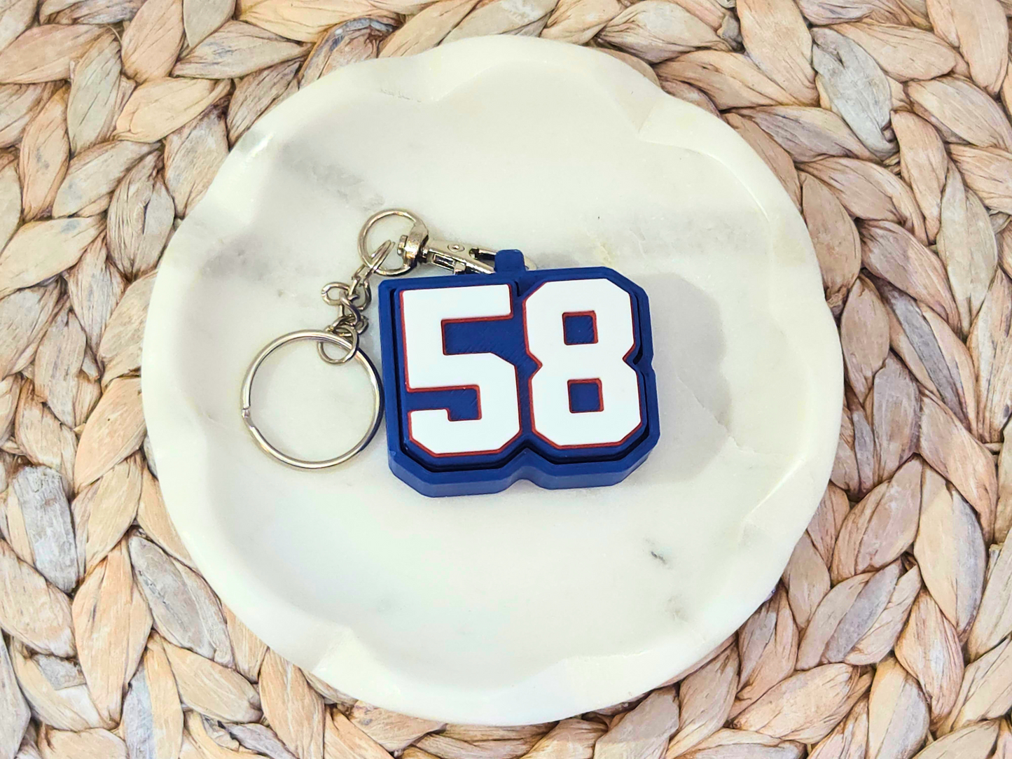 Lucky Buffalo Fidget Clicker Keychain