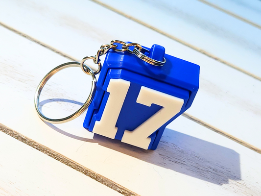Lucky Buffalo Fidget Clicker Keychain