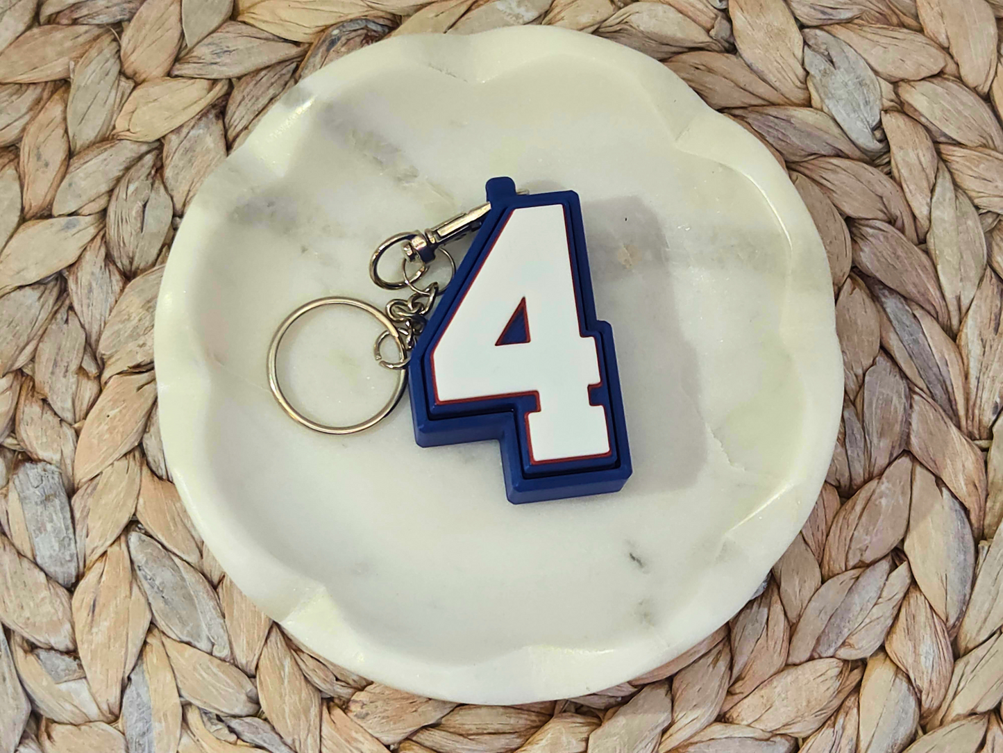 Lucky Buffalo Fidget Clicker Keychain