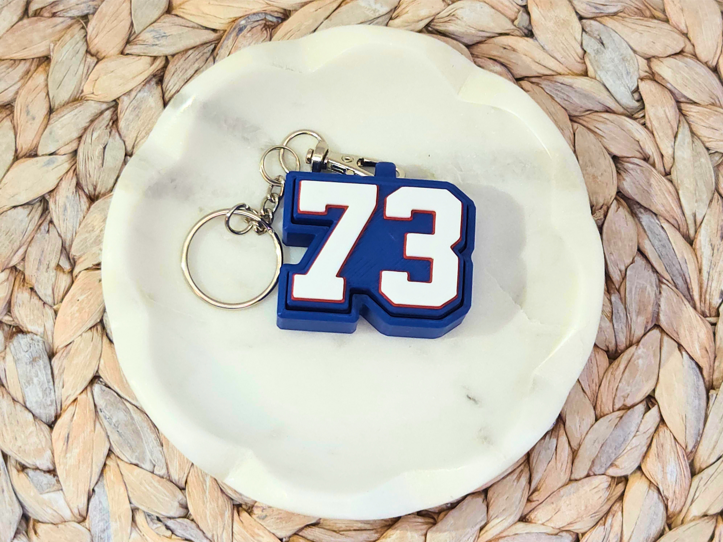 Lucky Buffalo Fidget Clicker Keychain