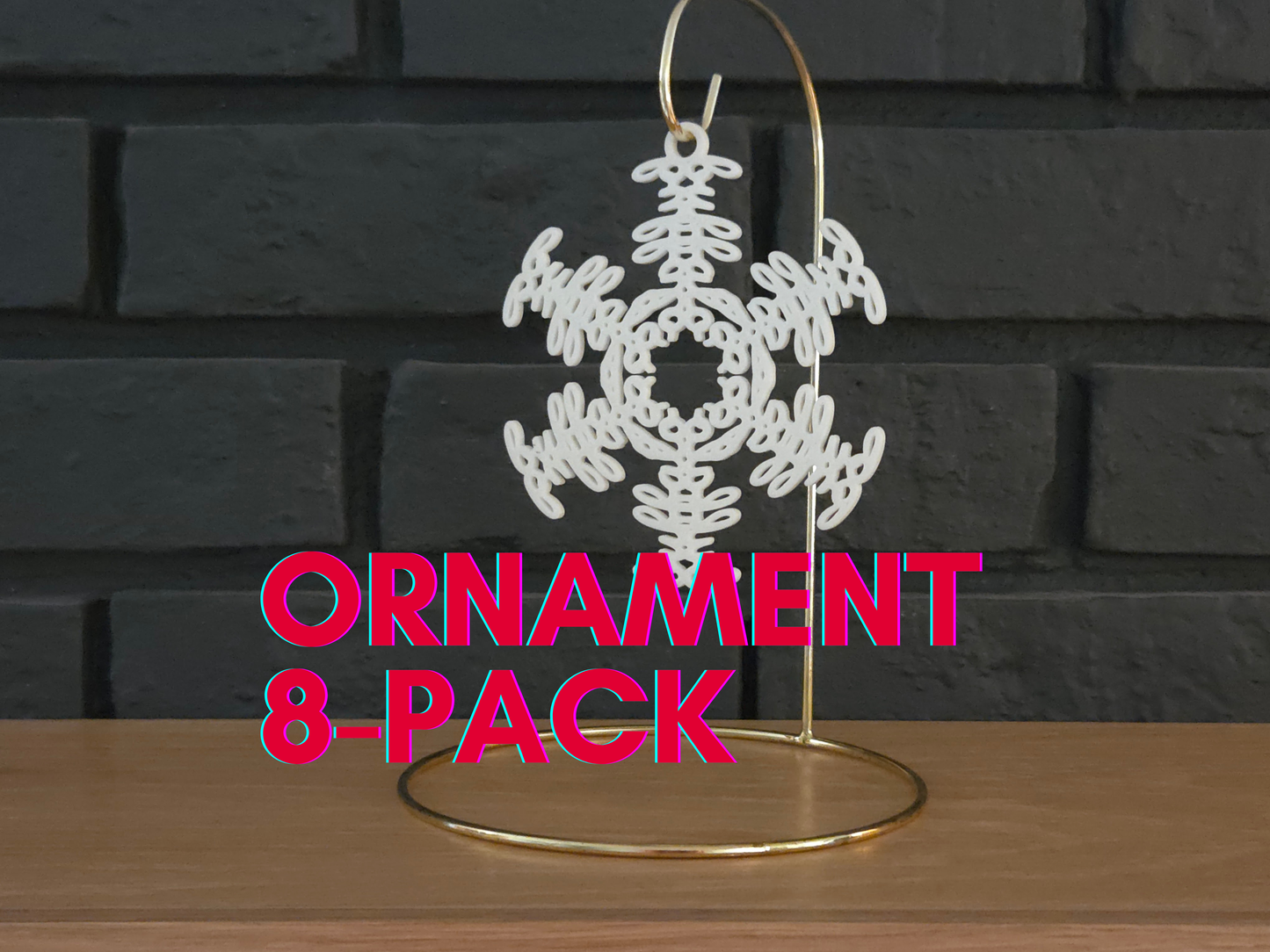 Buffalo NY Snowflake Ornament Set