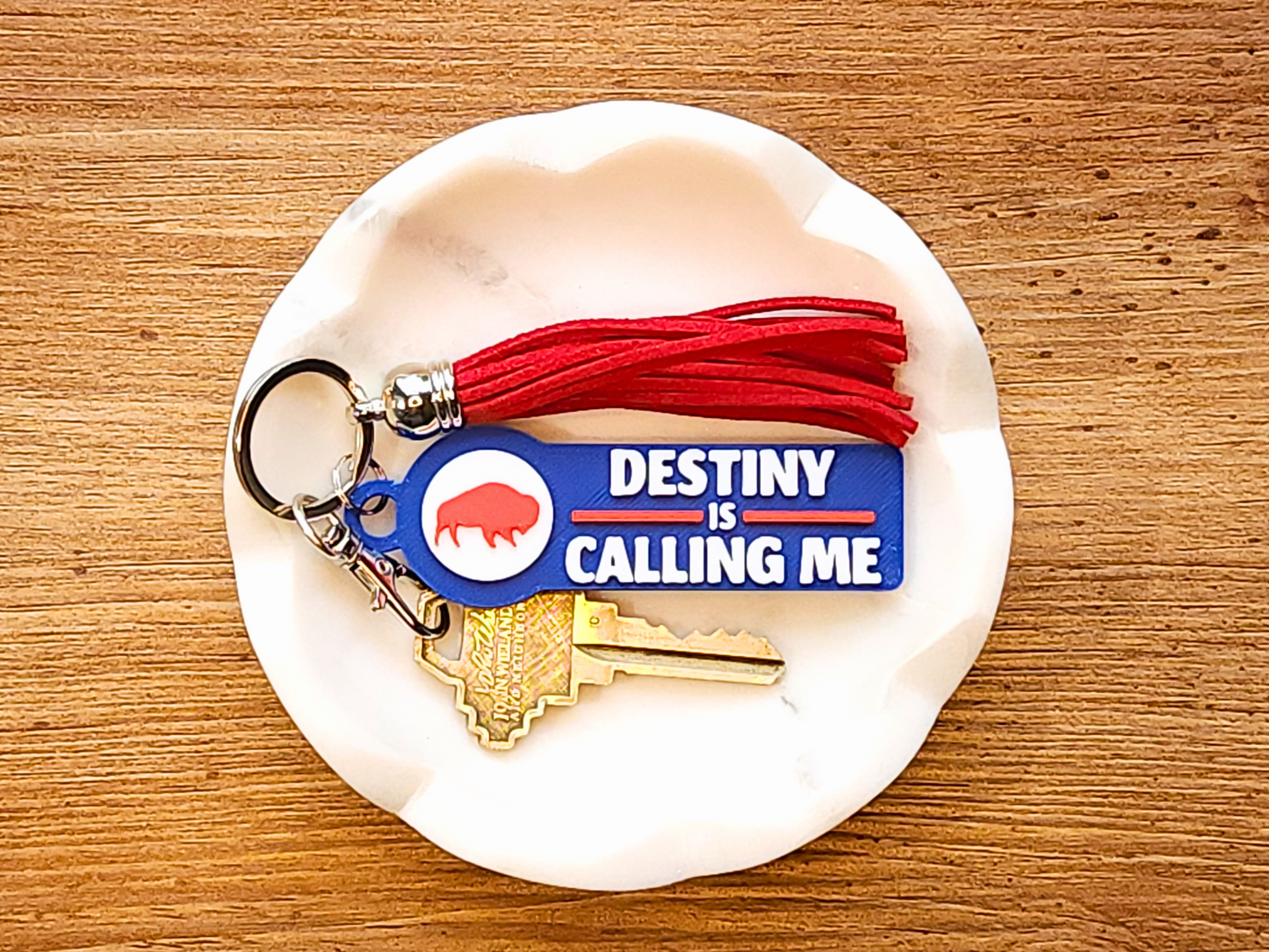 Buffalo Football Keychain | Destiny is Calling Me