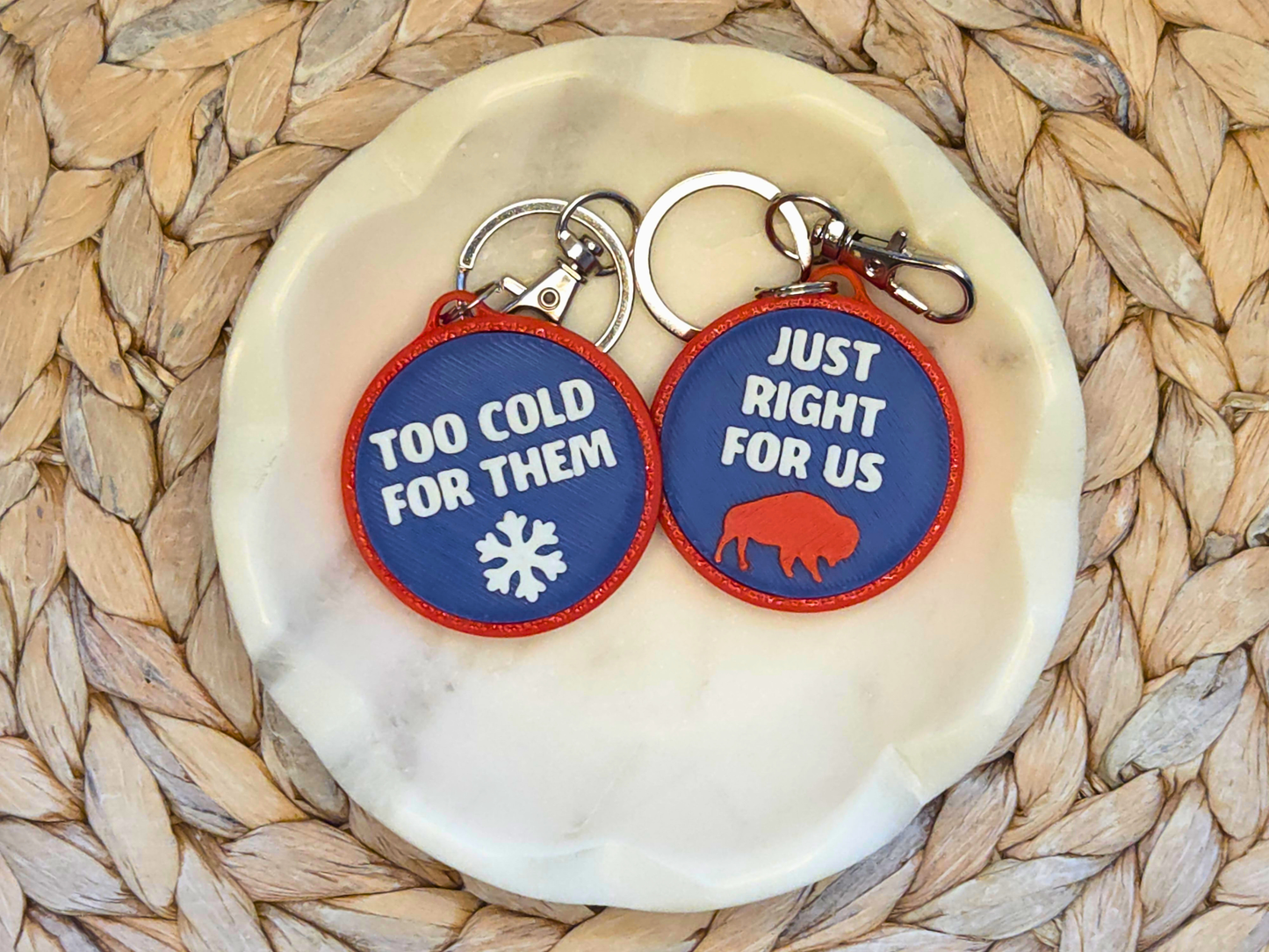 NEW! Too Cold for Them Keychain