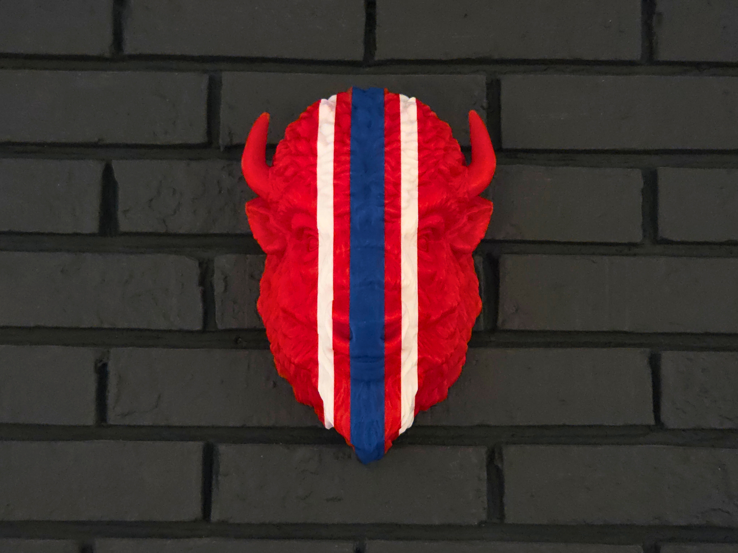 NEW! Limited Edition Wall Mounted Bison Head - 1990s Throwback