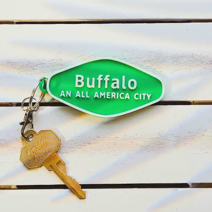 Buffalo NY All America City Keychain