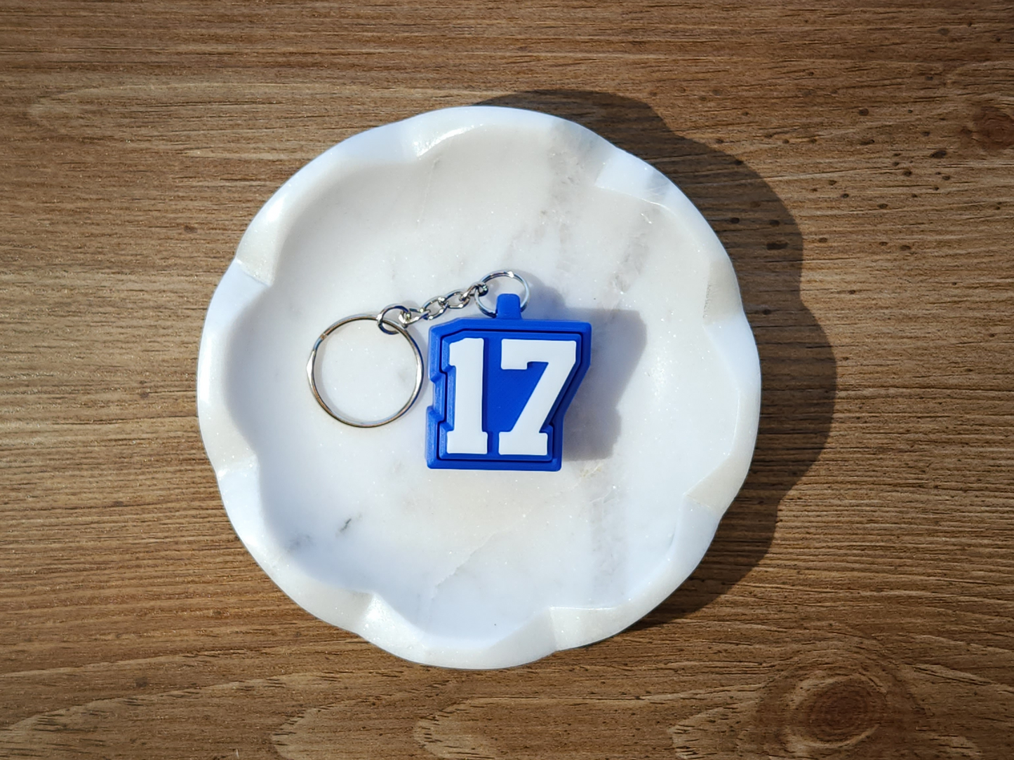 #17 Lucky Buffalo Fidget Clicker Keychain