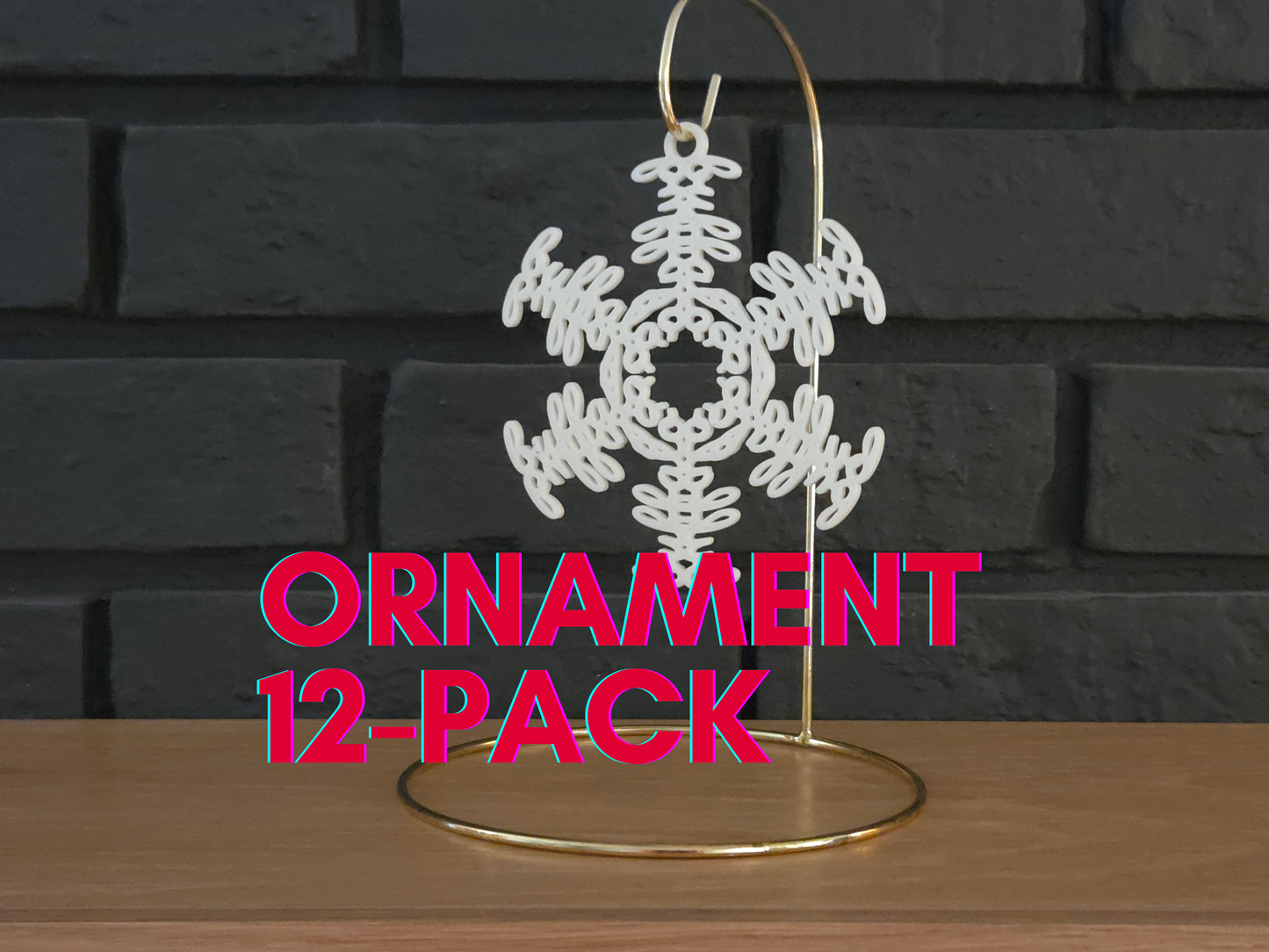 Buffalo NY Snowflake Ornament Set