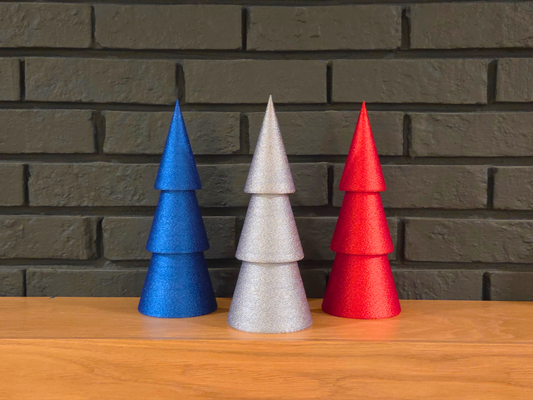 Buffalo Christmas Trees - Set of 3