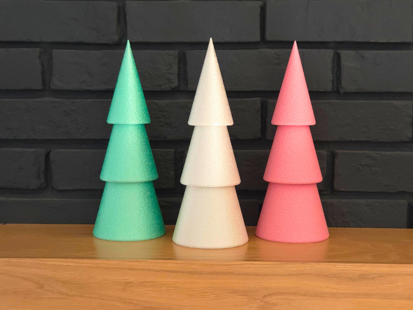 Buffalo Christmas Trees - Set of 3