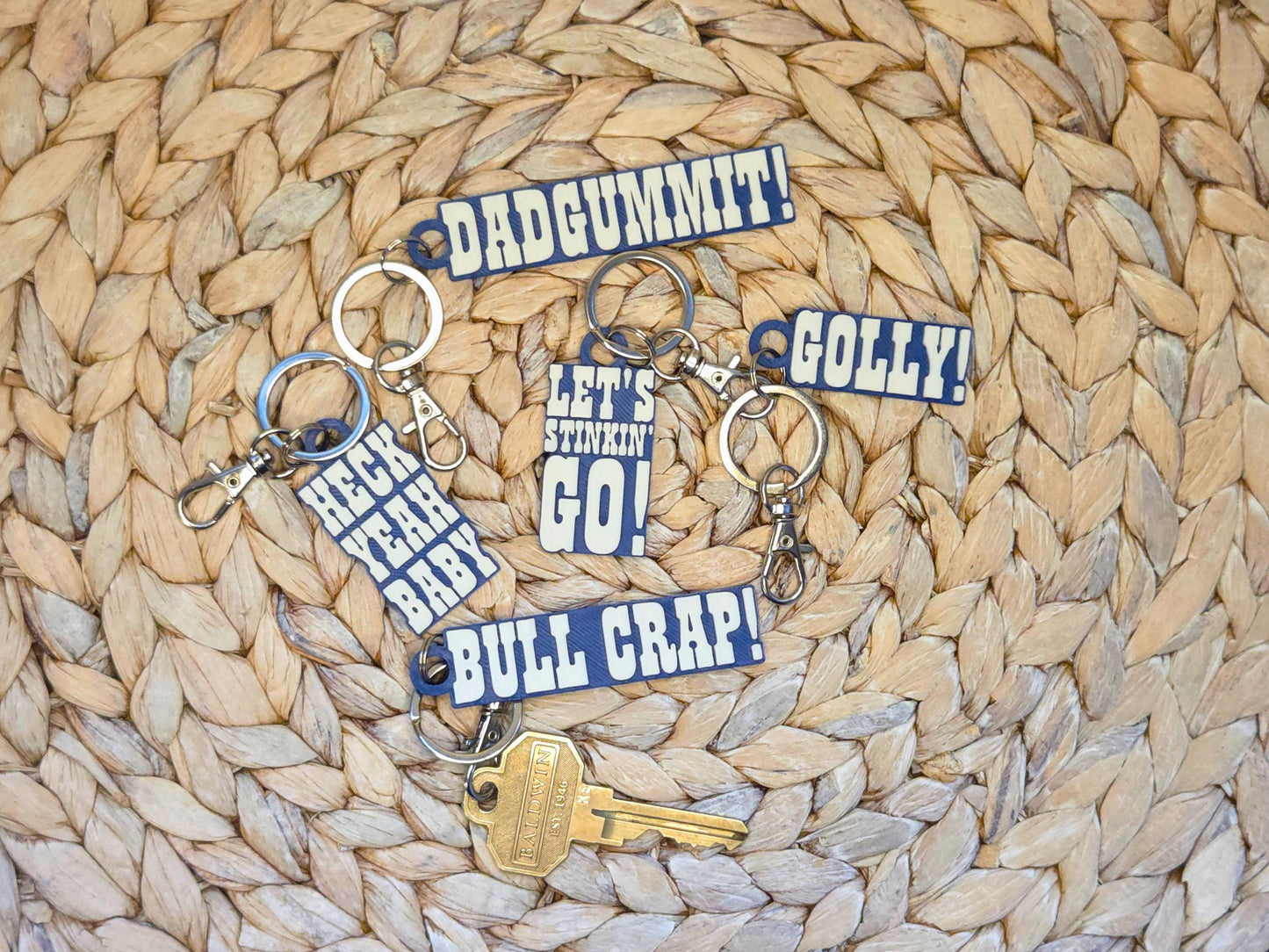 Indianapolis Football Quarterback Quotes Keychain Set of Five