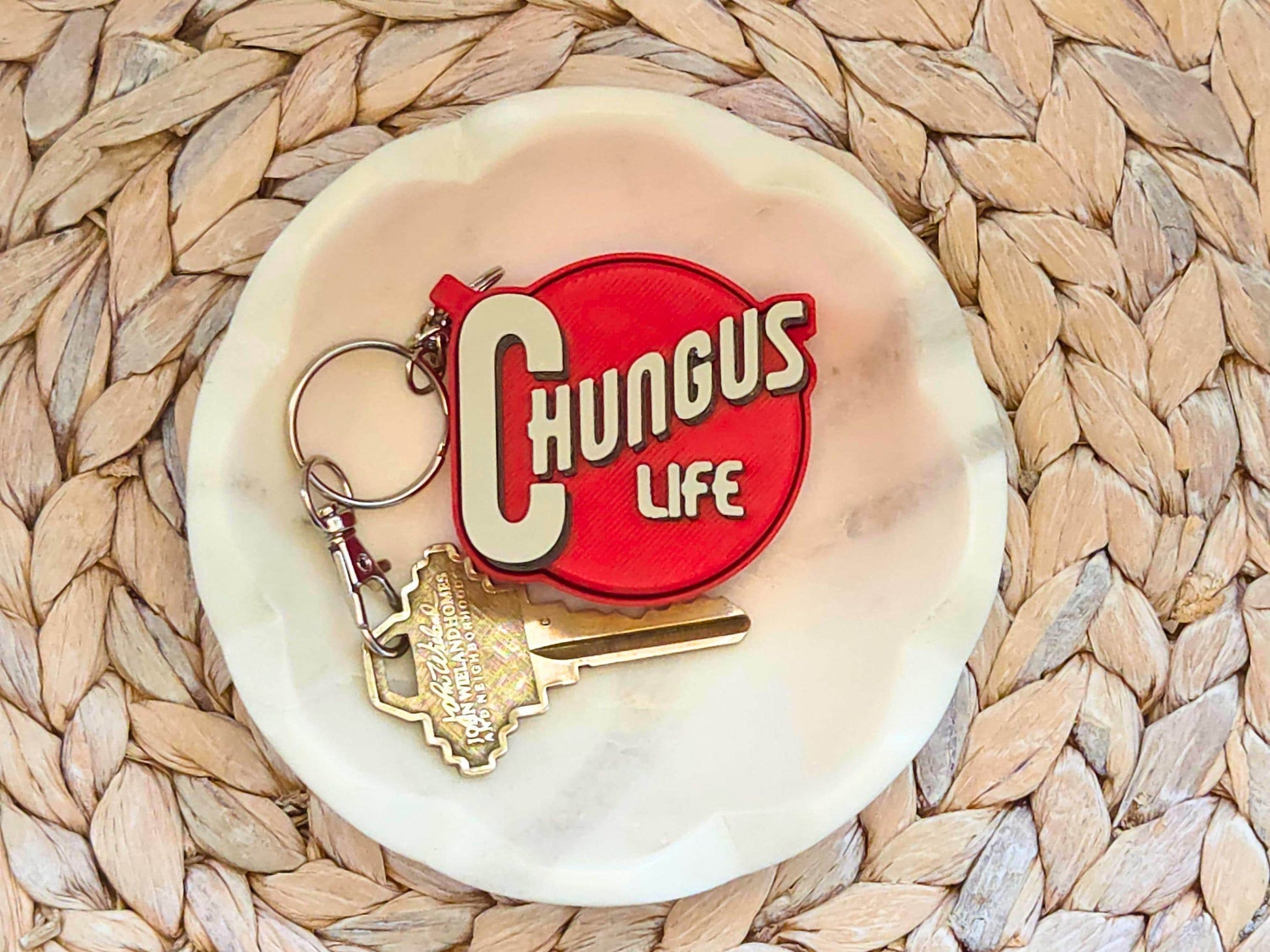 The Original Chungus Life Fidget Clicker Keychain, Backpack Charm