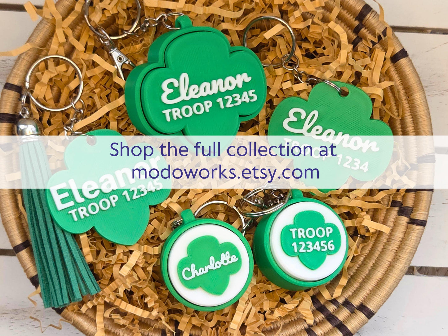Shop the entire collection of girl scout items including keychains, pins and magnets at http://modoworks.etsy.com.