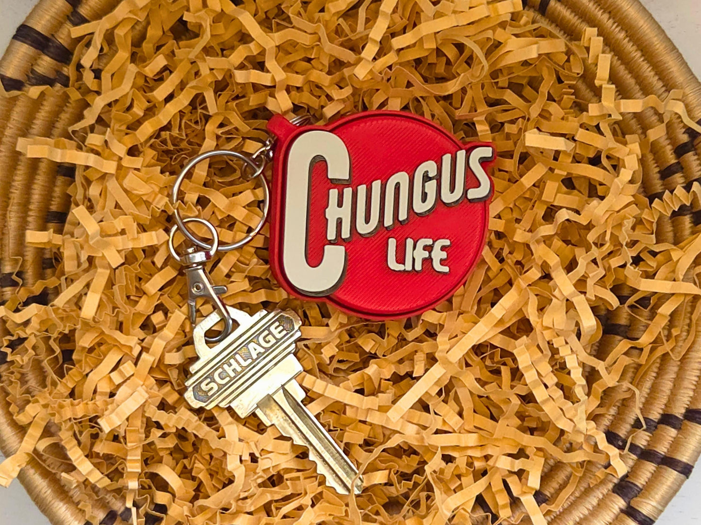 The Original Chungus Life Fidget Clicker Keychain, Backpack Charm