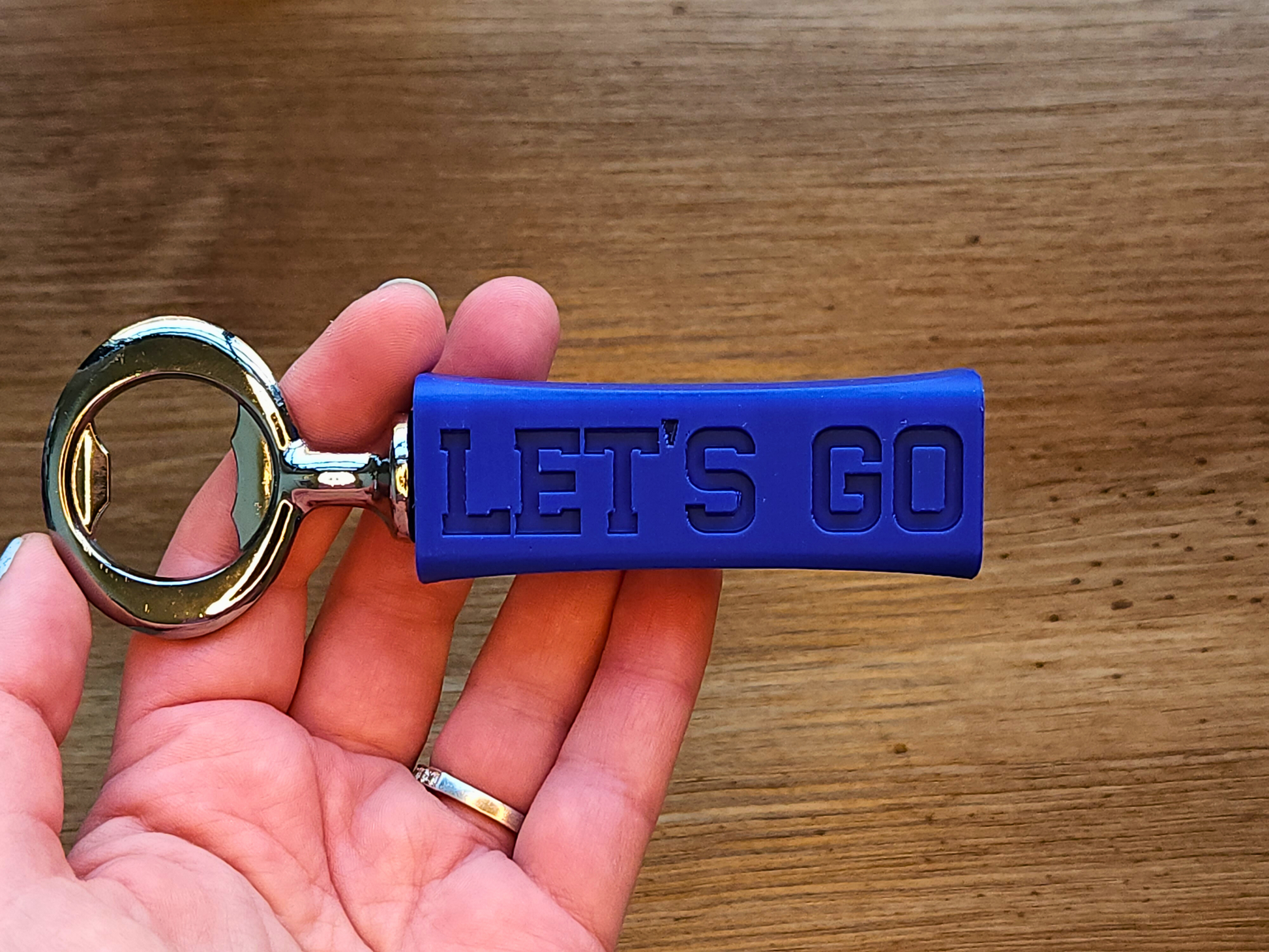 Let's Go Buffalo Bottle Opener | Game Day Tailgate Accessory | Buffalo Football Gift Ideas