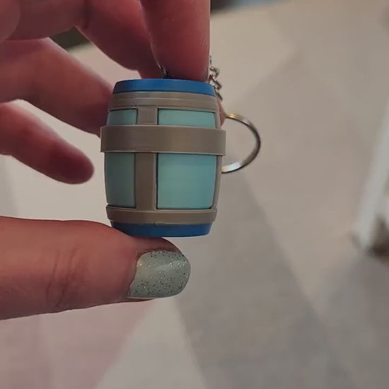 Battle Royale-Inspired Clicky Fidget Keychain | Clicking Gamer Keychain | Video Game Inspired Gift Ideas