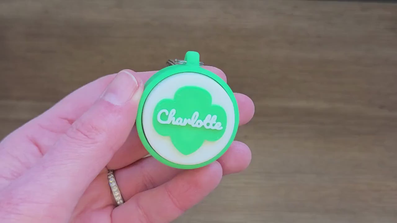 Scout Fidget Keychain: Custom Name or Troop Number | Personalized Bulk Keychain